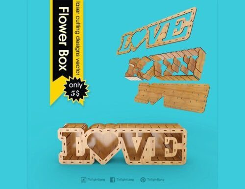 Caja De Flores Love Creativo Digital