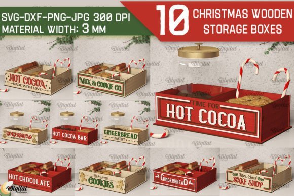 Paquete De Cajas De Regalo Navidenas 2 Creativo Digital