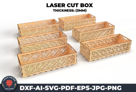 Paquete De Cajas Decorativas 2 Creativo Digital