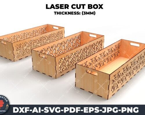 Paquete De Cajas Decorativas 3 Creativo Digital