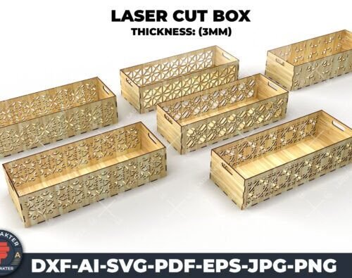 Paquete De Cajas Decorativas 5 Creativo Digital