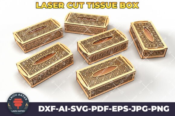 Paquete De Porta Panuelos Decorativos Creativo Digital