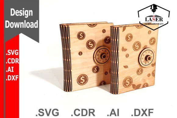 Plantilla De Caja Fuerte Con Cerradura Creativo Digital