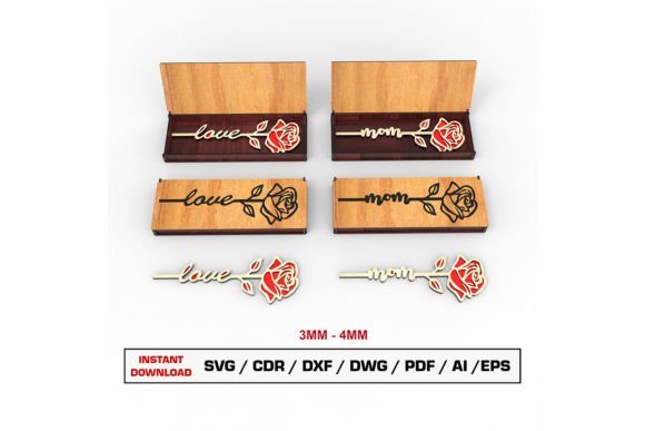 Regalo De Flores En Caja Creativo Digital