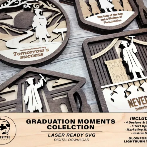 Coleccion Momentos De Graduacion Creativo Digital