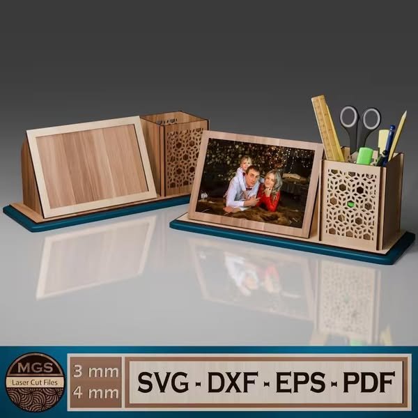 Estuche Para Lapices Con Marco De Fotos Creativo Digital