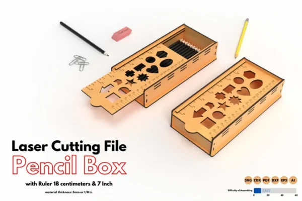 Estuche Para Lapices Con Regla Creativo Digital