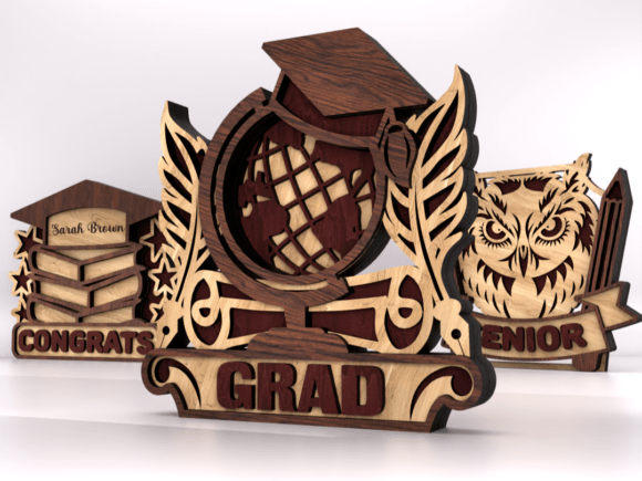 Juego De Soportes De Graduacion Creativo Digital