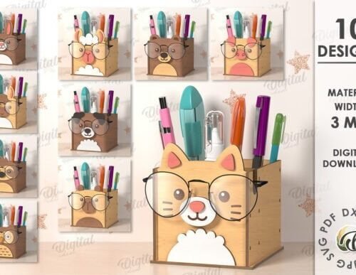 Lapicero Con Soporte Para Gafas Creativo Digital