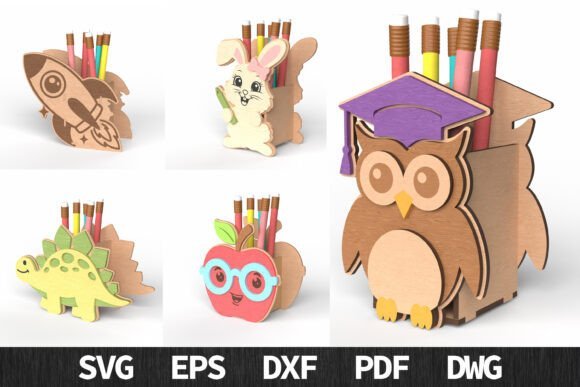 Lindo Paquete De Porta Lapices Creativo Digital