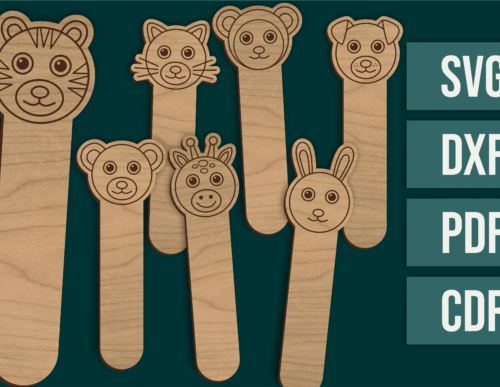 marcapaginas-de-7-animales-creativo-digital Marcapaginas De 7 Animales Creativo Digital