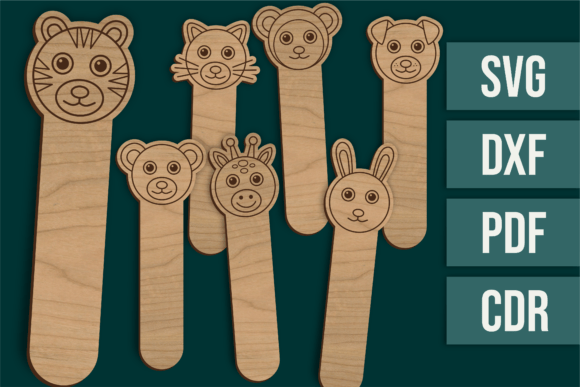 Marcapaginas De 7 Animales Creativo Digital