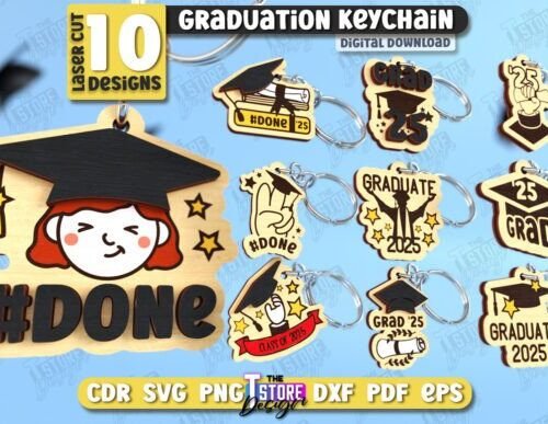paquete-de-llaveros-de-graduacion-creativo-digital Paquete De Llaveros De Graduacion Creativo Digital