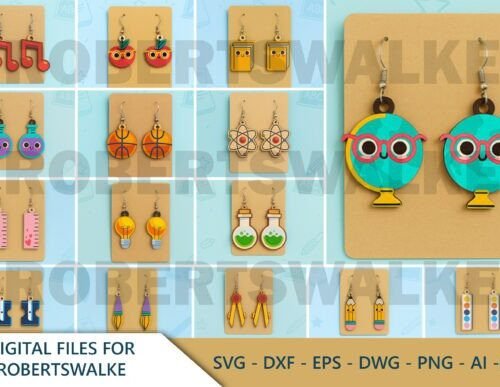 Paquete De Pendientes Para La Vuelta Al Cole Creativo Digital