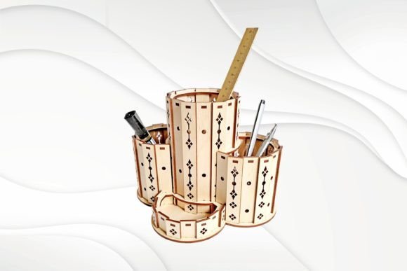 Soporte Organizador De Escritorio Creativo Digital