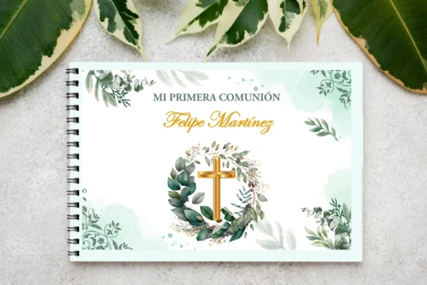 Kit Imprimible Printable Libro De Firmas Mi Primera Comunion Creativo Digital