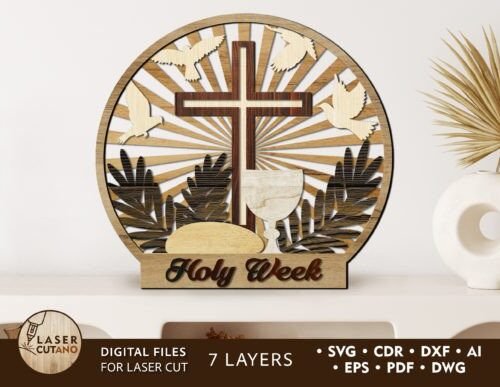 Plantilla De Corte Religiosa De Semana Santa Pascua Creativo Digital