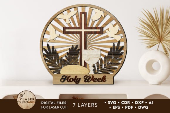 Plantilla De Corte Religiosa De Semana Santa Pascua Creativo Digital