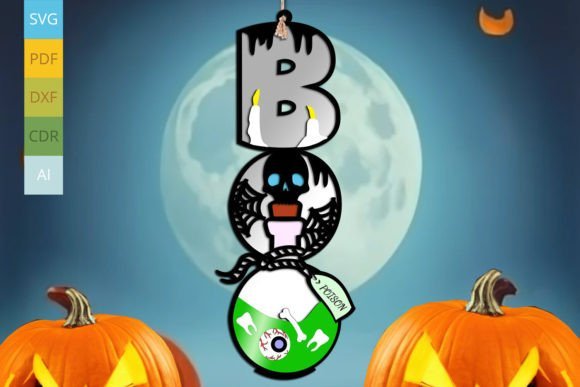 Adorno Para Puerta Con Letrero De Calavera Para Halloween Creativo Digital