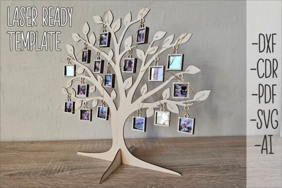 Arbol Genealogico Con Marco De Fotos Creativo Digital