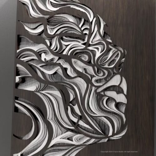 Ascension Arte Facial En Capas Creativo Digital