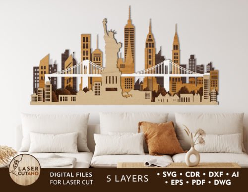 Ciudad De Nueva York Creativo Digital