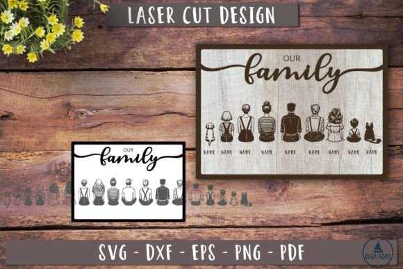 Cuadro Familiar Personalizado Creativo Digital