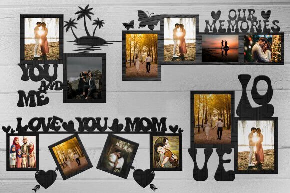 Paquete De Marcos De Fotos Para San Valentin 7 Creativo Digital