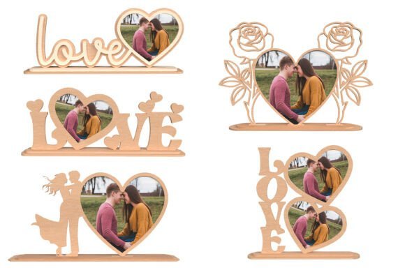 Paquete De Marcos Love De San Valentin Creativo Digital