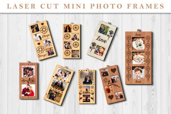 Paquete De Mini Marcos De Fotos 3 Creativo Digital