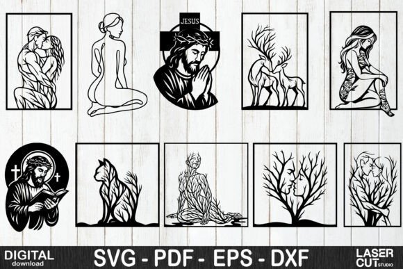 Paquete De Naturaleza Amor Y Fe Creativo Digital