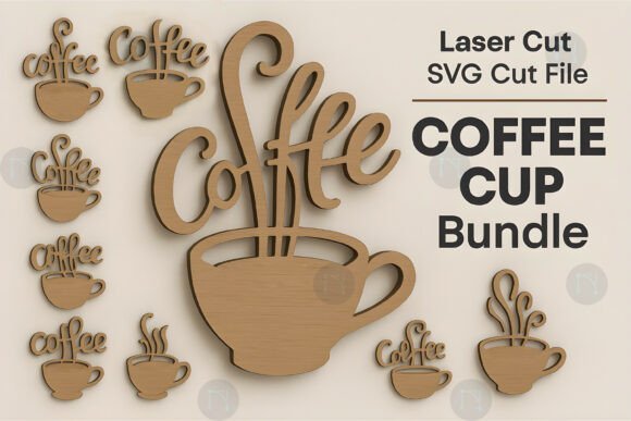 Paquete De Taza De Cafe Creativo Digital