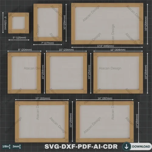 Plantillas De Marcos Para Exhibiciones De Fotografias Creativo Digital