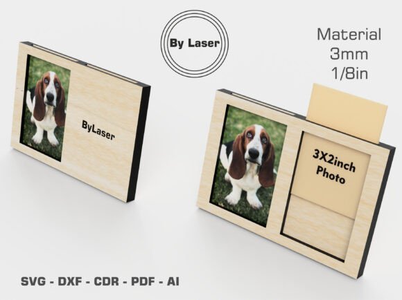 Portafotos De 3 X 2 Pulgadas Creativo Digital