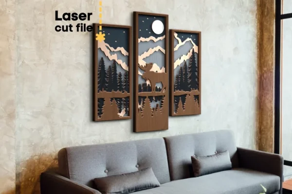 Triptico De Alce Creativo Digital