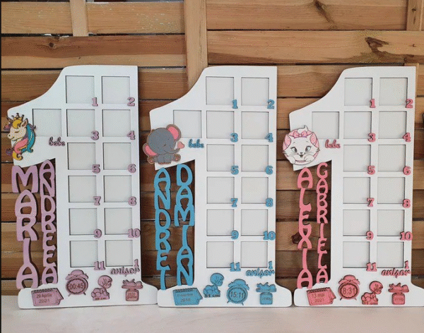 Aniversario Primer Ano Bebe Creativo Digital