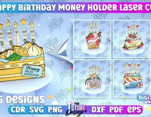 Lote De Portamonedas Para Cumpleanos Creativo Digital