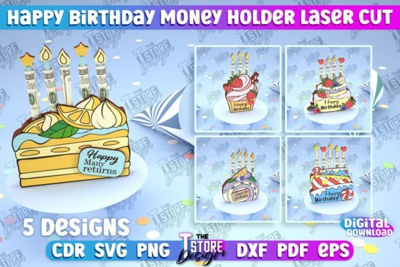 Lote De Portamonedas Para Cumpleanos Creativo Digital