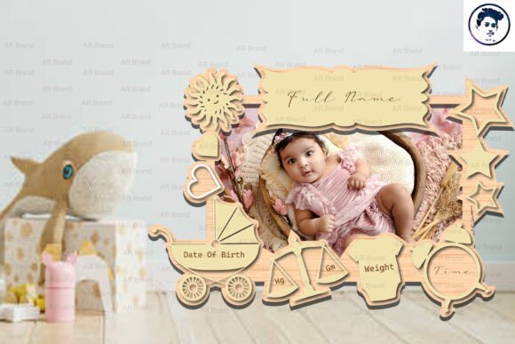 Marco De Fotos De Mi Primer Ano 4 Creativo Digital