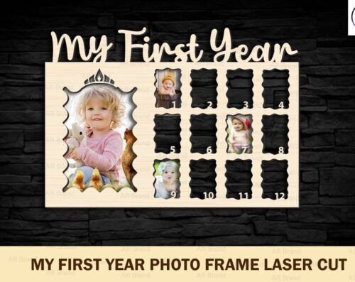 Marco De Fotos De Mi Primer Ano 5 Creativo Digital