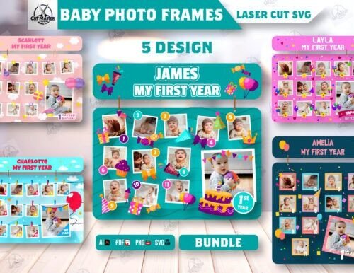 Marco De Fotos Para Bebe Creativo Digital