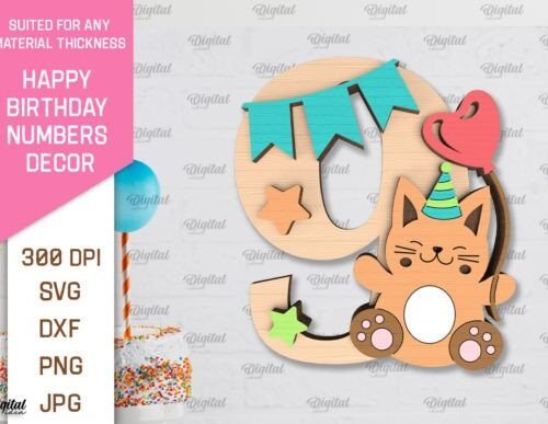 Numero 9 De Feliz Cumpleanos Creativo Digital