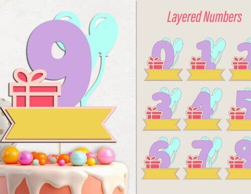 Numeros De Cumpleanos Creativo Digital