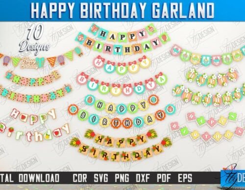 paquete-de-guirnaldas-de-feliz-cumpleanos-creativo-digital Paquete De Guirnaldas De Feliz Cumpleanos Creativo Digital