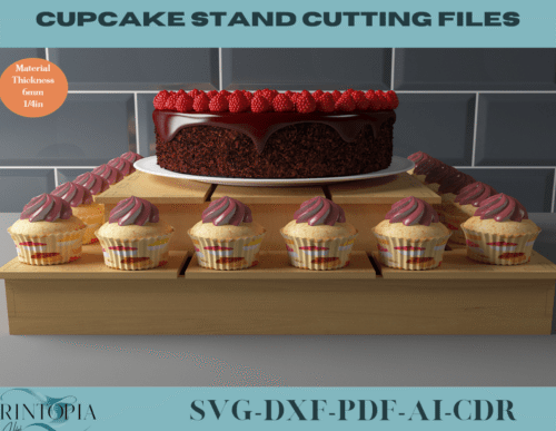 Soporte Para Cupcakes Creativo Digital