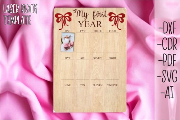 Tablero De Fotos De Bebe Creativo Digital