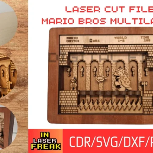 escenario-multicapa-mario-bowser-creativo-digital Escenario Multicapa Mario Bowser Creativo Digital