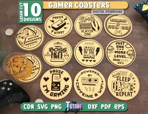 Posavasos Gamer Creativo Digital