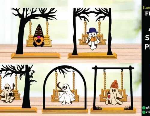 Chilling Ghost On Swing Creativo Digital