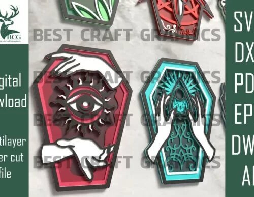 Halloween-Coffin-creativo-digital Halloween Coffin Creativo Digital